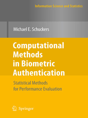 cover image of Computational Methods in Biometric Authentication